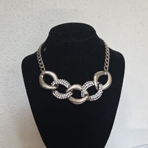 Silver Chain Link Necklace